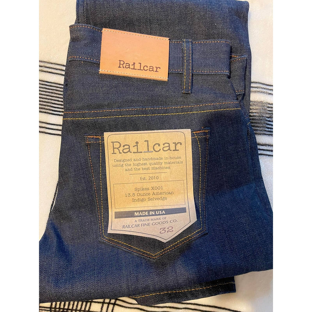 Railcar 001 Spike Selvedge Jeans size 32 Brand new never worn